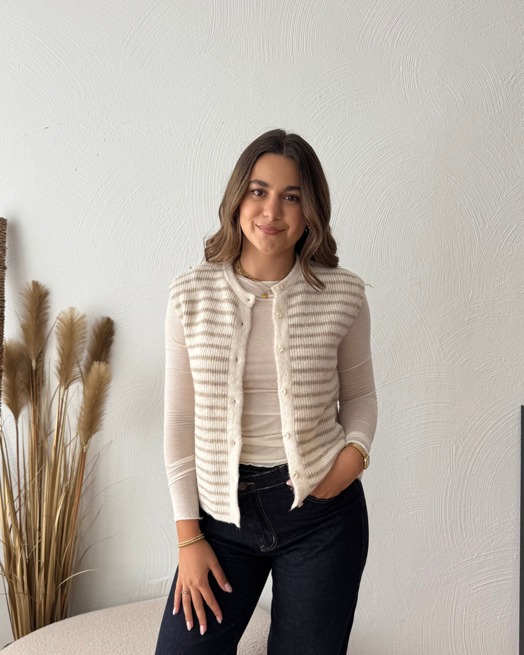 MIA Stripes - Strickweste