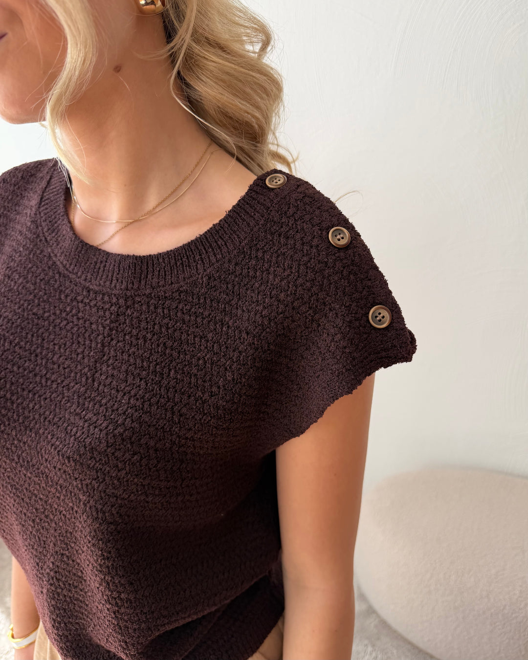 Espresso Knit Top