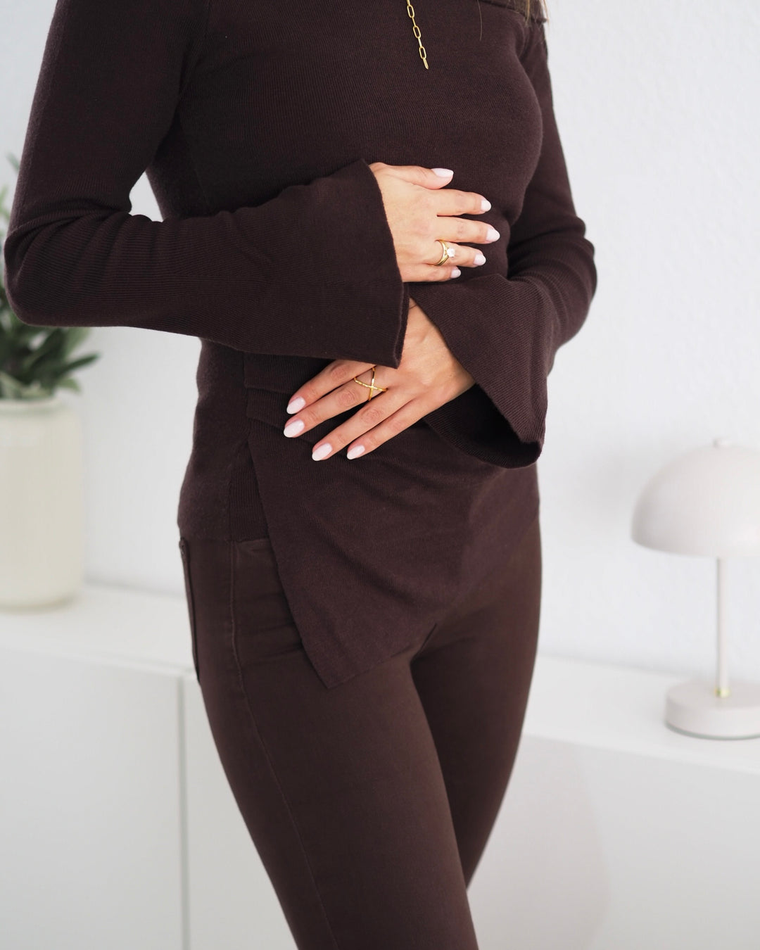 BARE SHOULDER KNIT - Longsleeve