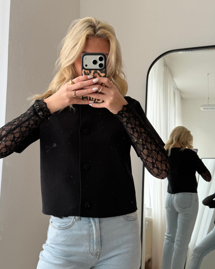 LACE DREAM - Spitzen-Longsleeve