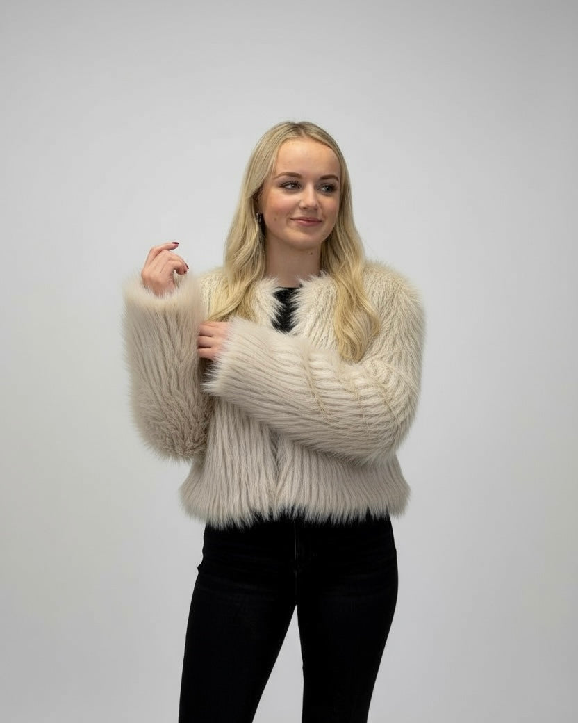 MARLEY - FAUX FUR JACKE