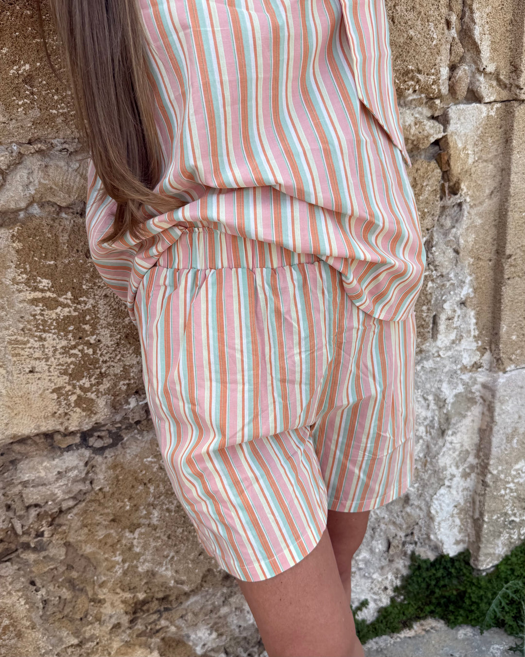 Shorts Pastell — Streifen