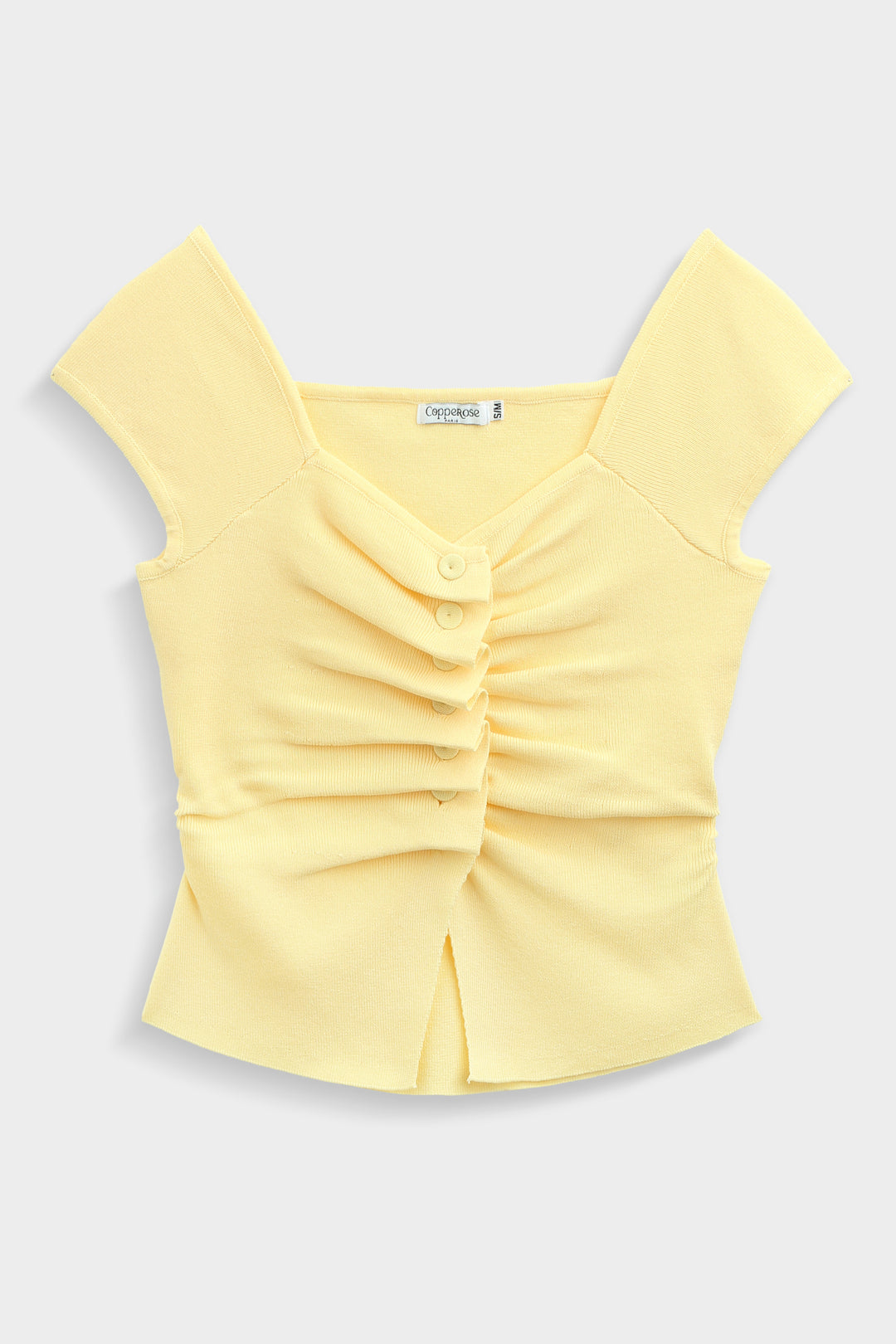 Stricktop mit Faltendetail