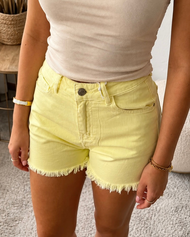 Denim Shorts Lemon – Cut-Off