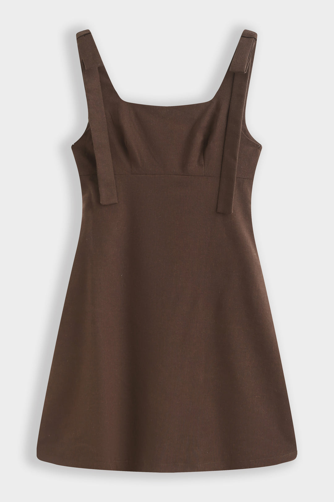 Minikleid Leinenmix Chocolate A-Linie
