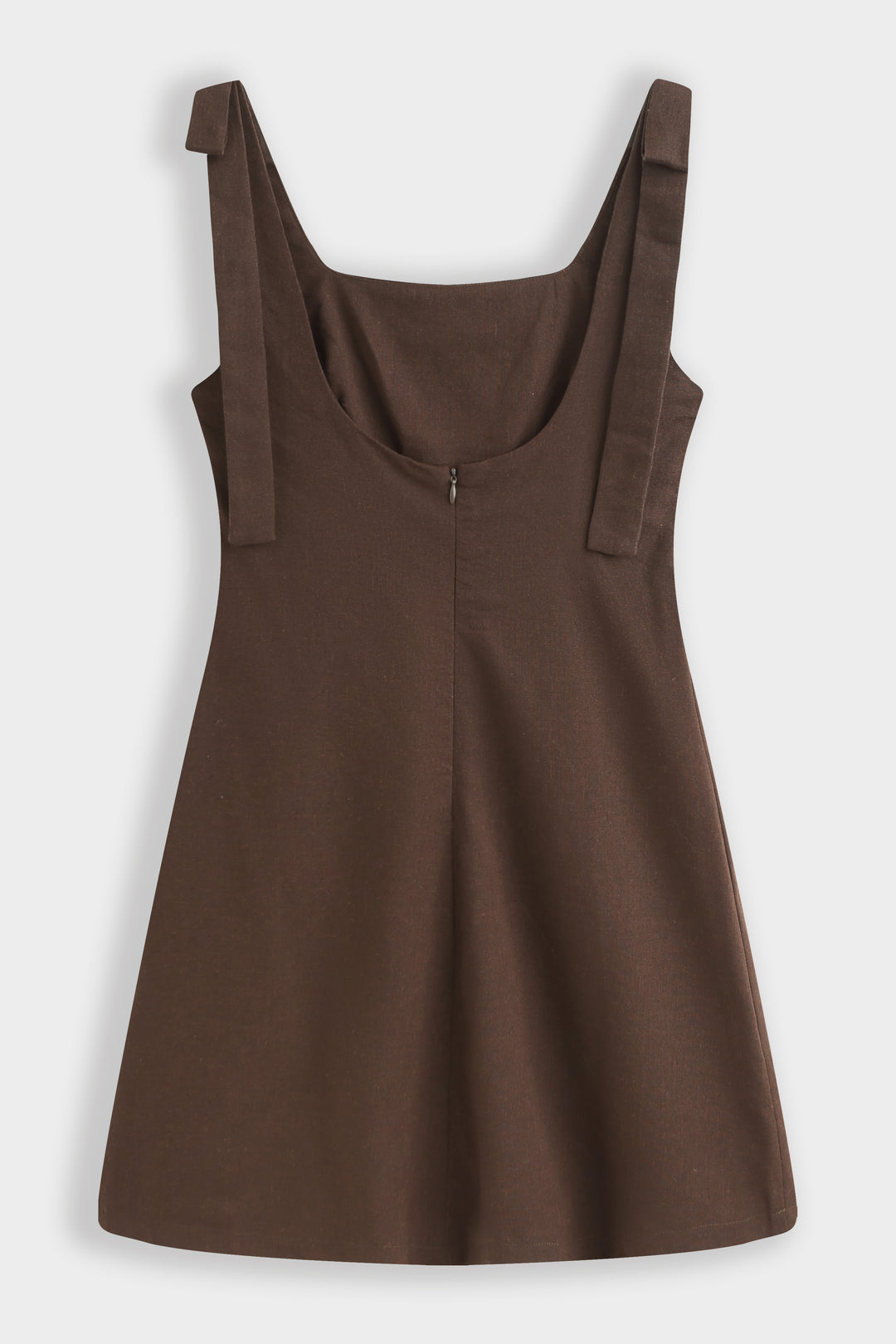 Minikleid Leinenmix Chocolate A-Linie