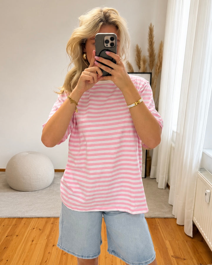 Oversized Streifen-Shirt