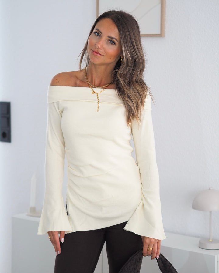 BARE SHOULDER KNIT - Longsleeve