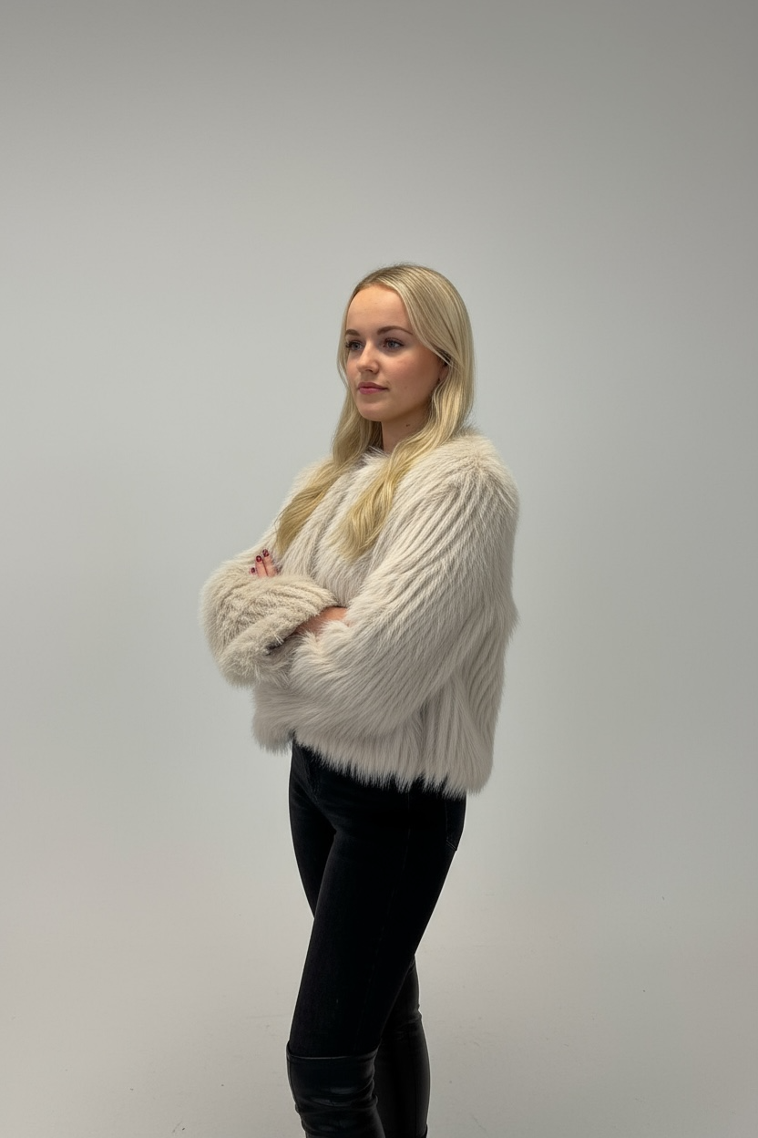 MARLEY - FAUX FUR JACKE