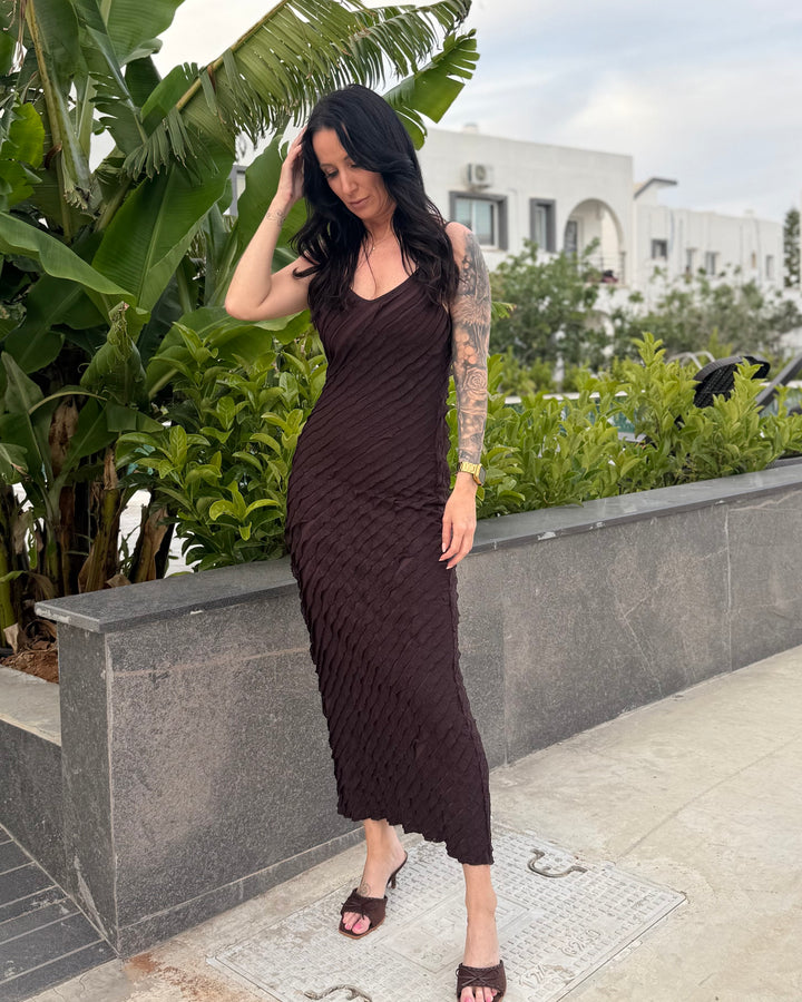 Ruffle Bodycon Dress