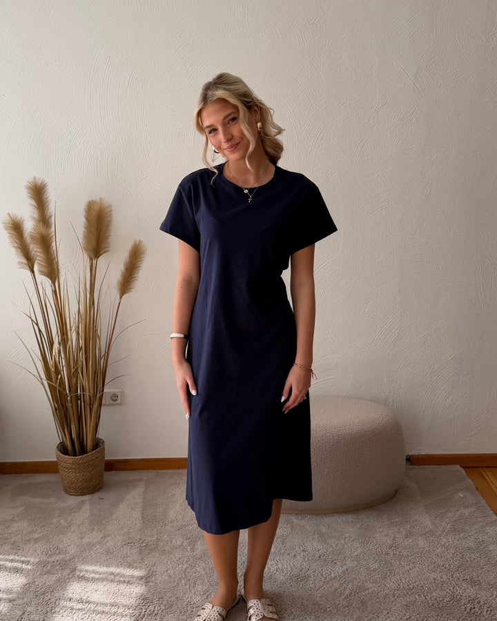 Cut-Out Midi-Kleid