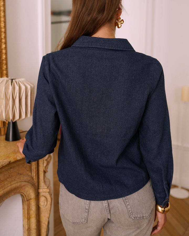Denim Jacke Dark Blue