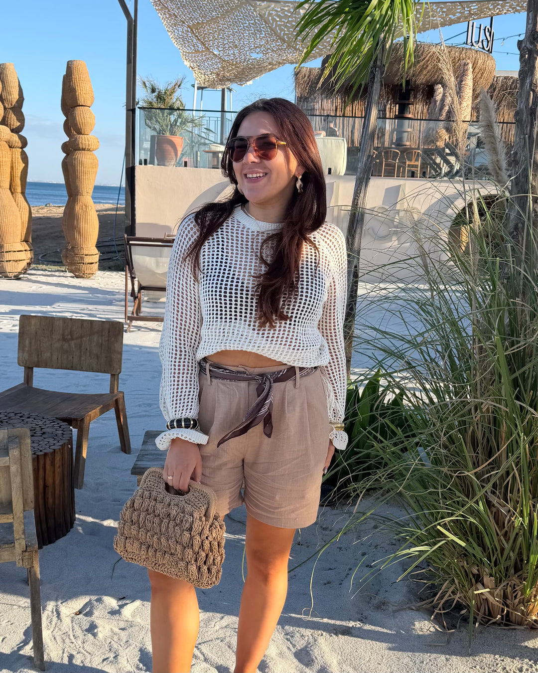 Crochet Knit Sweater