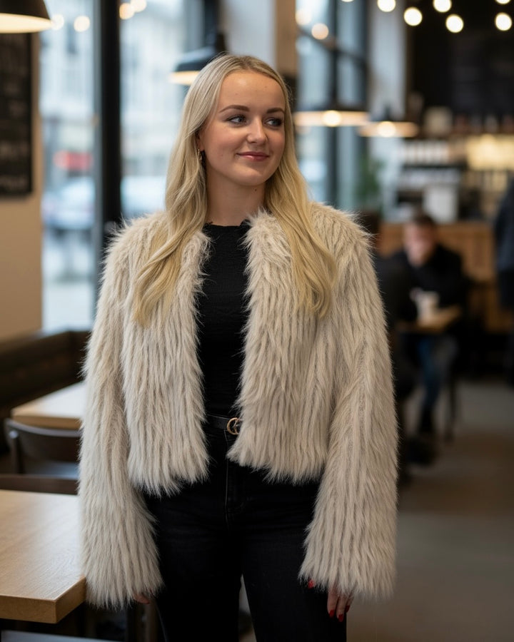 MARLEY - FAUX FUR JACKE