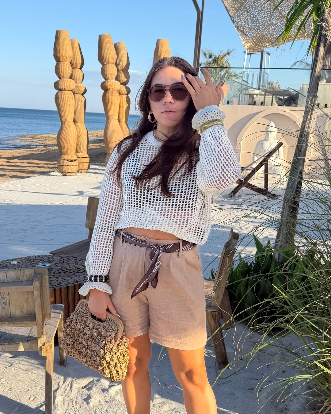 Crochet Knit Sweater
