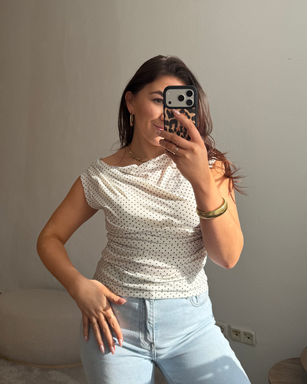 Top mit Offshoulder Ausschnitt