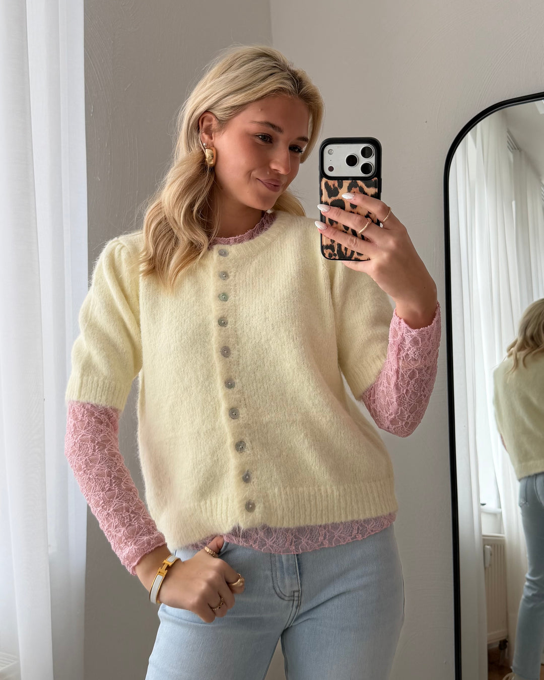 HELIA - Kurzarm Pullover