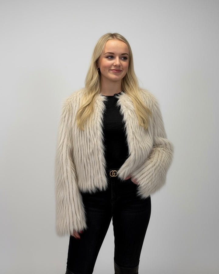 MARLEY - FAUX FUR JACKE
