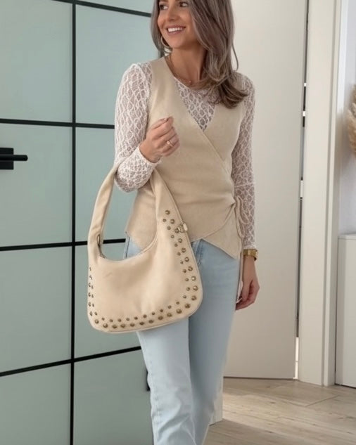 SAND HOBO BAG