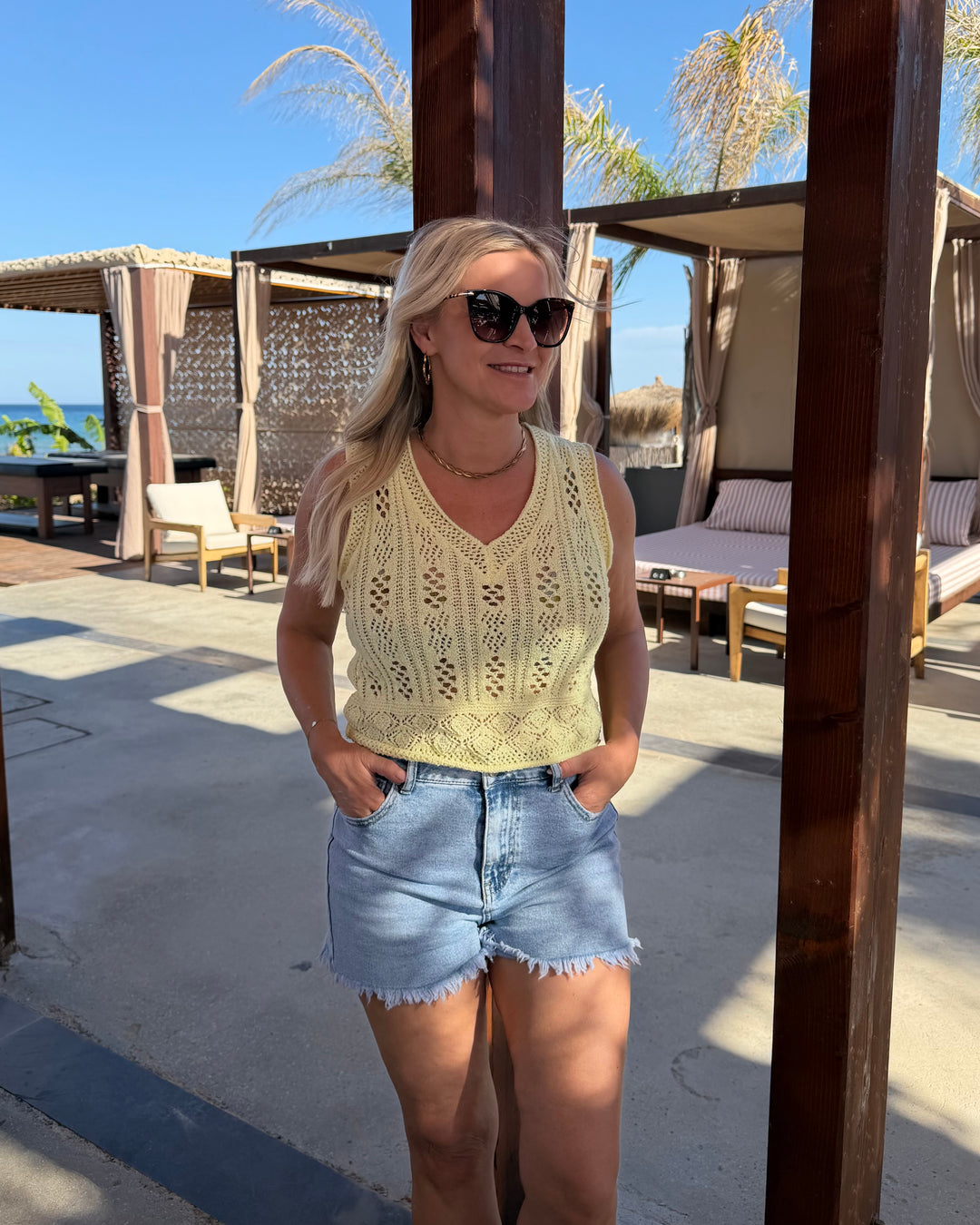 Crochet Top Lemon