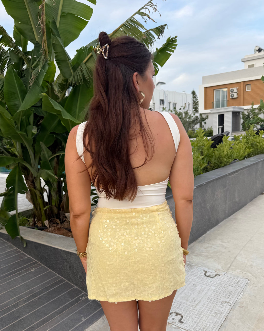 Pailletten Skort