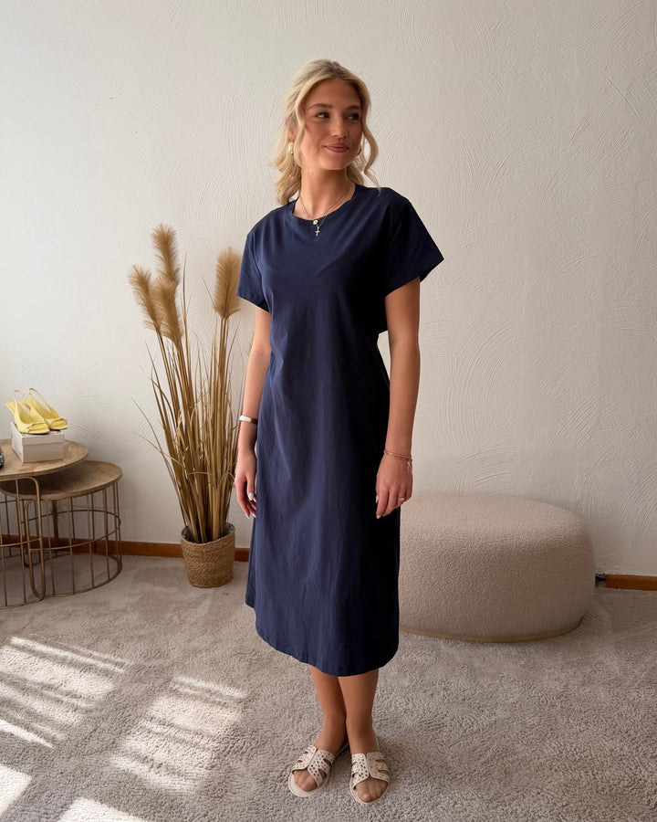 Cut-Out Midi-Kleid