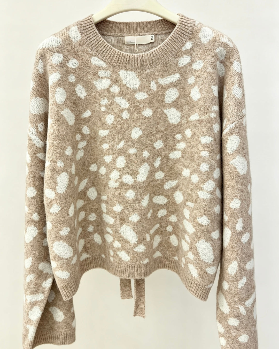 Strickpullover mit Bambi-Print