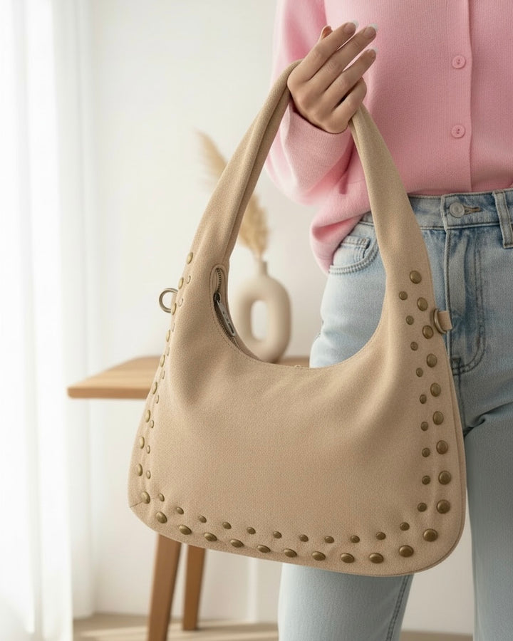 SAND HOBO BAG