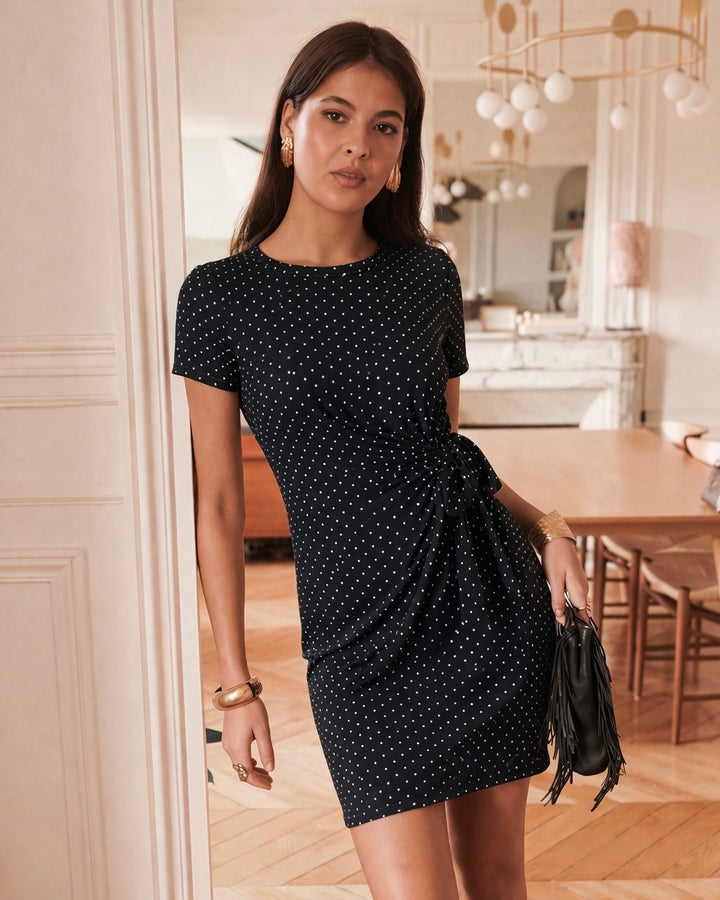 Minikleid mit Polka Dots