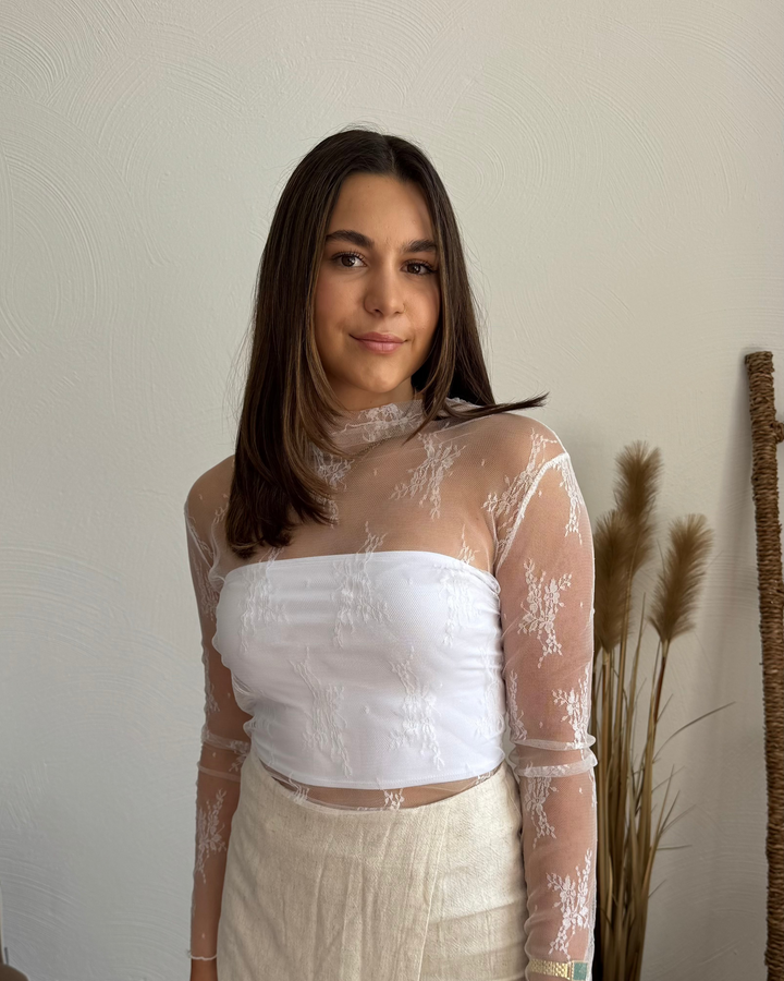 LAYLA - Spitzen-Longsleeve